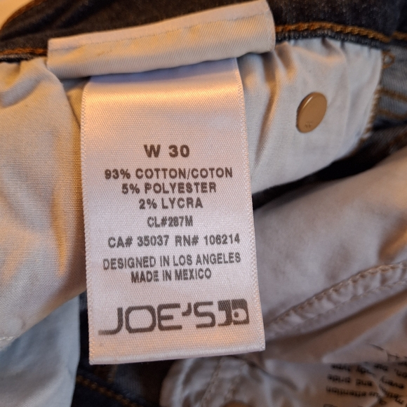 Joe's Jeans "Kalia" Blue Stretch Straight Leg Skinny Denim Jeans Women Size 30 - Picture 14 of 16